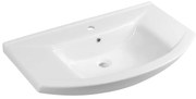 Aqualine - Lavabo da incasso ZERO 86x50 cm ceramica/bianco