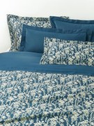 Copripiumino in raso di cotone con stampa floreale Leticia