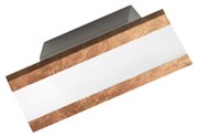 Applique Contemporanea Rail Alluminio Foglia Rame Led 14W