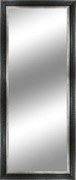 Specchio rettangolare in legno nero 62 x 162 cm