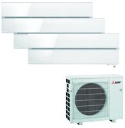 Condizionatore a muro multisplit trial MITSUBISHI ELECTRIC LN 9 + 9 + 12 23000 BTU classe raffreddamento A++, bianco