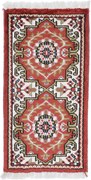 Agra Tappeto 60 x 30 (Indian) Annodato A Mano
