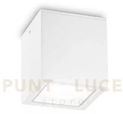 Techo square faretto da soffitto per esterno ip54 1 luce gu10 15cm ...