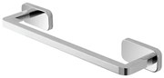 Portasciugamani a muro 35 cm in acciaio inox con doppio fissaggio