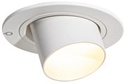 Faretto da incasso moderno bianco GU10 35 mm rotondo orientabile - Installa