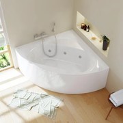 Vasca idromassaggio angolare 140 x 140 cm 6 bocchette