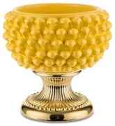 BONGELLI PREZIOSI vaso a forma di pigna siciliana d 25 cm giallo