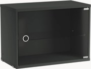 Vetrina con anta battente in vetro String System, larg. 58 x prof. 30 cm