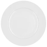 Piatto da pranzo Bidasoa Glacial Ala Ancha Bianco Ceramica 25 cm (6 Unità) (Pack 6x)