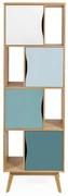Libreria turchese 65x191 cm Avon - Woodman