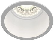 Faretto Da Incasso Moderno Reif Alluminio Bianco 1 Luce