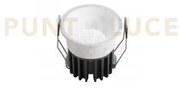 Incasso led quark in alluminio bianco cob 8w 830lm cct 6,5x6,5x5,5c...