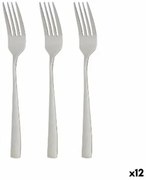 Set di Forchette Argentato Acciaio inossidabile 2,5 x 21,3 x 0,3 cm (12 Unità)