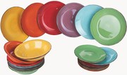 Servizio di piatti dipinto a mano Baita, 6 persone, set 18