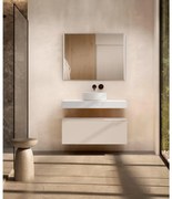 Armadietto Bagno a Terra Element VISOBATH 1 cassetto P 46 x L 100 x H 35 cm cotone laccato truciolare