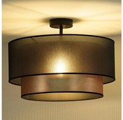 Duolla - Lampadario a plafone COPPER SHINY 1xE27/15W/230V diametro 45 cm marrone/rame