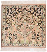 Cashmere Silk Tappeto 50 x 50 (Indian) Annodato A Mano