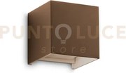 Atom applique da esterno 12 w on-off 1100 lm 4000 k coffee ip54 dop...