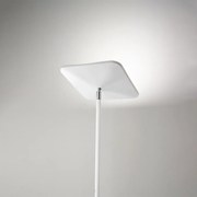 Piantana In Metallo Contemporanea Radar Bianco Led