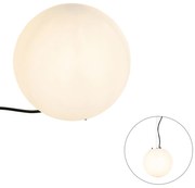 Lampada da esterno moderna bianca 25 cm IP65 - Nura