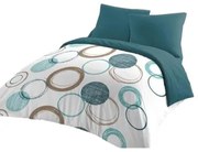 Copripiumino HOME LINGE PASSION Verde Cerchi 220 x 240 cm