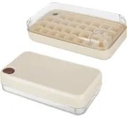 Formaghiaccio 30 cubetti con coperchio bianco