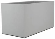 Vaso Riviera Rettangolare Granito Grigio 80 x 40 cm