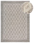 Tappeto grigio tessuto a mano con lana 160x230 cm Minerals Diamond - Flair Rugs