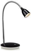 Markslöjd 105685 - Lampada LED da tavolo TULIP LED/2,5W/230V nera