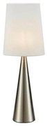 Markslöjd 108624 - Lampada da tavolo CONUS 1xE14/40W/230V bianco/cromo opaco