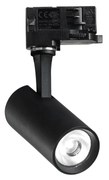 Illuminazione A Binario Contemporaneo Fox Alluminio Nero Led 8W 4000K Ip20