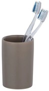 Tazza in ceramica marrone per spazzolini da denti Polaris - Wenko