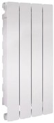 Radiatore acqua calda PRODIGE MODERN in alluminio, 4 elementi, interasse 700 mm, neutral white