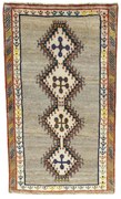 Gabbeh Tappeto 100x170 Beige (Iran) Annodato A Mano