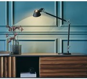 Artemide Tolomeo mini colore nero lampada alogena con base diametro 200