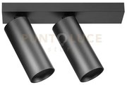 Gfa1477h-  faretto spot orientabile 2 luci attacco led 2700k 2062lm...