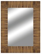 Specchio SUGHERO rettangolare in legno rovere 88 x 68 cm