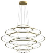 Nemo Lighting - Drop 9 Lampada a Sospensione Satin Gold Nemo Lighting