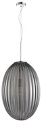 Lampadario a sospensione con filo BRAGA 1xE27/60W/230V grigio