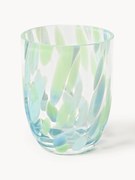 Bicchieri per acqua in vetro soffiato Big Confetti 6 pz