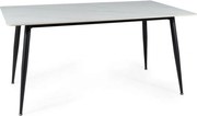Tavolo Rion effetto marmo bianco - L160xl90xh76 cm