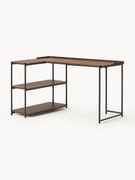 Scrivania angolare in legno marrone Renee