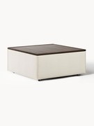 Poggiapiedi da divano con vano contenitore Lennon