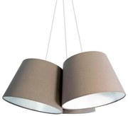 Briloner 4288-031 - Lampada a sospensione TELA 3xE27/40W