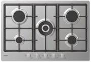 Piano cottura 5 fuochi CHG74WX GHISA INOX CANDY