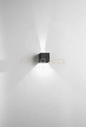 Applique da esterno a led cube antracite 3000k 720lm 10w 10x10x10cm...