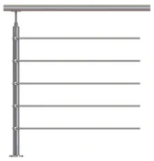 Kit prolunga balaustra FONTANOT Beta Inox20 in inox 304 L 150 cm