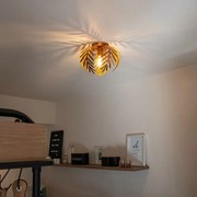 Plafoniera vintage oro 24 cm - Botanica