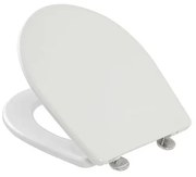 Copriwater compatibile vaso Globo serie Arianna in termoindurente bianco