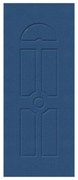 Pannello per porta d'ingresso P087 pellicolato pvc blu L 92  x H 210.5 cm, Sp 6 mm apertura reversibile